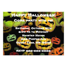 Invitation heureuse de partie de Halloween