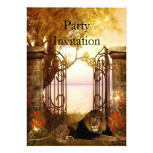 Invitation Lion At The Gate