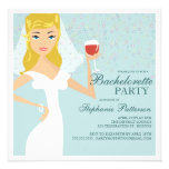 Invitation moderne de partie de Bachelorette de vi