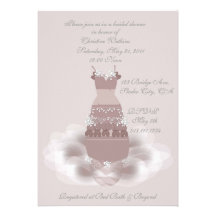 Invitation nuptiale de douche