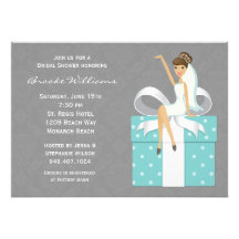 Invitation nuptiale de douche de damassé
