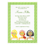 Invitation nuptiale de douche de jour de spa