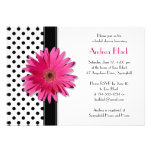 Invitation nuptiale de douche de marguerite de ros