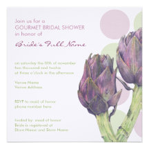 Invitation nuptiale de douche de points pourpres d