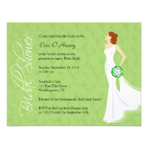 Invitation nuptiale de douche d'élégance moderne