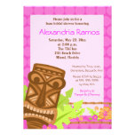 Invitation nuptiale hawaïen de douche de Luau Tiki