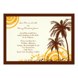 Invitation orientée de plage