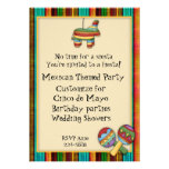 Invitation orientée mexicaine