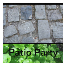 Invitation - Patio Party