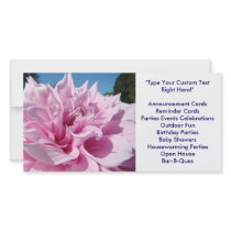 INVITATION PHOTOCARDS Big Dahlia Flower Showers Photo Cards