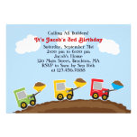 Invitation plate d'anniversaire de construction de
