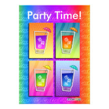 Invitation - Pop Art Cocktails