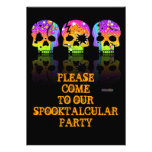 Invitation - POP ART SKULLS