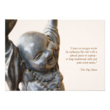 Invitation riante de Bouddha
