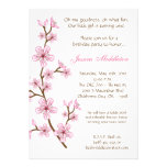 invitation rose de fête d'anniversaire des fleurs 