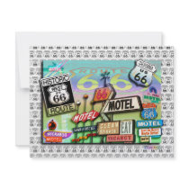 Invitation - Route 66 The Mother Road 18SQ