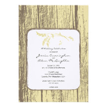 Invitation rustique de partie de pays