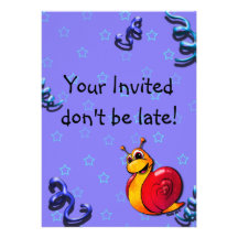 Invitation - Sammy Snail