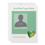 Invitation Template Plaid Cymru Party