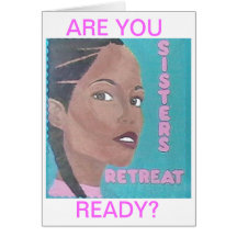 Invitation To A Sisters Retreat Greeting Cards
