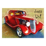 Invitation to Celebration with Classic Car