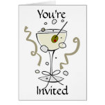Invitation - You're Invited Featuring Cocktail Card