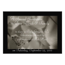Invitations Baptism Christening Templates