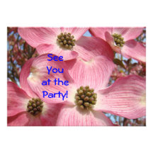Invitations Custom See You at the Party! Dogwood