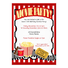 Invitations d'anniversaire de billet de PARTIE de 
