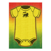 Invitations de baby shower de reggae