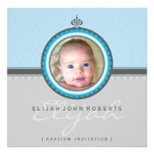 INVITATIONS DE BAPTÊME DE PHOTO : : 4SQ de fantais