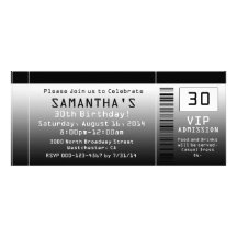 Invitations de billet, noires + Blanc