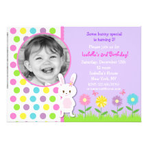 Invitations de fête d'anniversaire de photo de lap