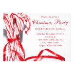 Invitations de fête de Noël de sucres de canne
