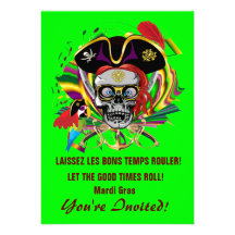 Invitations de modèle, mardi gras d'annonces