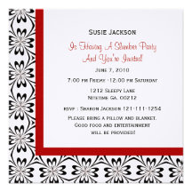Invitations de partie de coccinelle