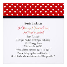Invitations de partie de coccinelle