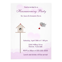 Invitations de partie de pendaison de crémaillère 