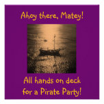 Invitations de partie de pirate