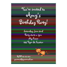 Invitations de tigre