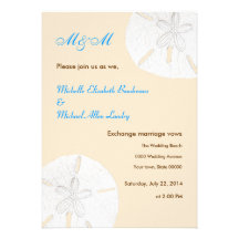 Invitations décontractées de mariage du dollar de 