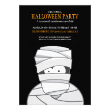 Invitations déplaisants de partie de Halloween de 