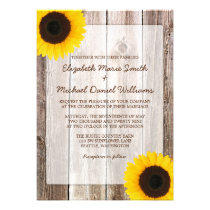 Invitations en bois de mariage de grange rustique  invitations