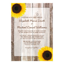 Invitations en bois de mariage de grange rustique 