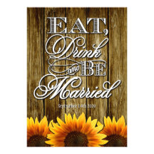 Invitations en bois occidentales de mariage de tou
