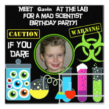 Invitations folles de la fête d'anniversaire de sc