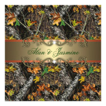 Invitations formelles de mariage de Camo