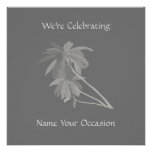 Invitations grises de paume
