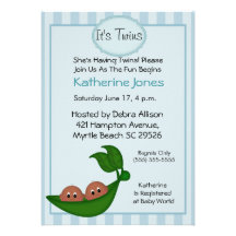 Invitations jumeaux de baby shower de garçons d'Af