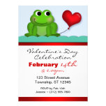 Invitations mignonnes de Saint-Valentin de coeur d